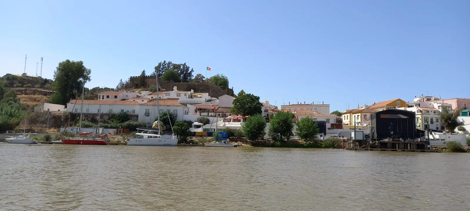 Alcoutim seen from the Guadiana river