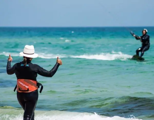 Kitesurfer in the Algarve