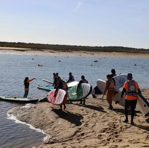 Paddleboarding in the Algarve