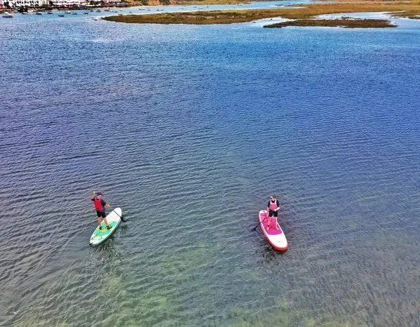 Paddleboarding in Tavira