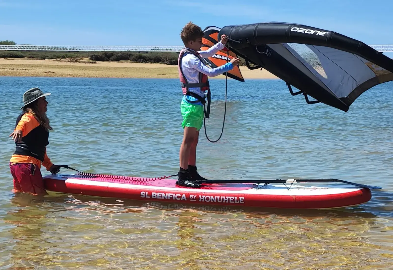 WingSUP in the Ria Formosa